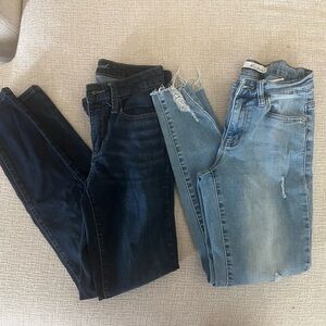 Women's Skinny jeans - size 0 and 1